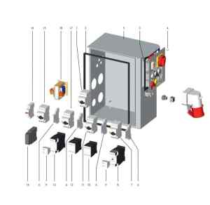 C 2A 1-pole circuit breaker