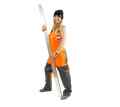 Screed layer dungarees orange XXXL foto 3