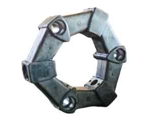 Rubber clutch insert 16AS 13 mm