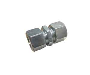 Straight twisted through connector 16/16 mm