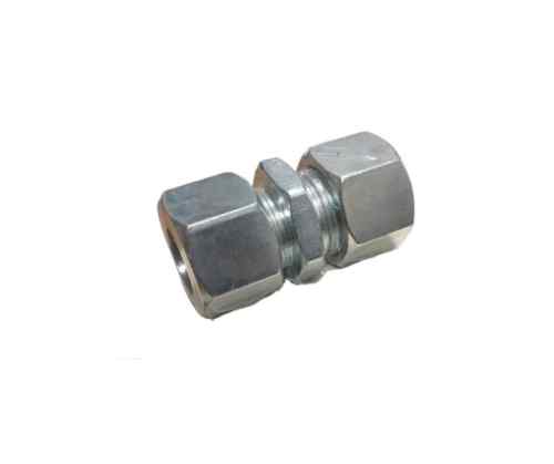 Straight twisted through connector 16/16 mm