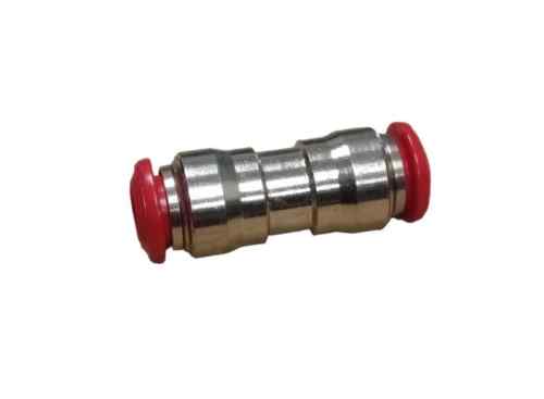 Straight through plug connector 6 mm body