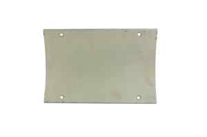 Wear plate without outlet