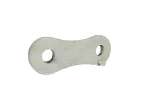 Lock lever connector with holes