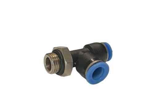 Trójnik wtykowy G1/8 wąż 6 mm