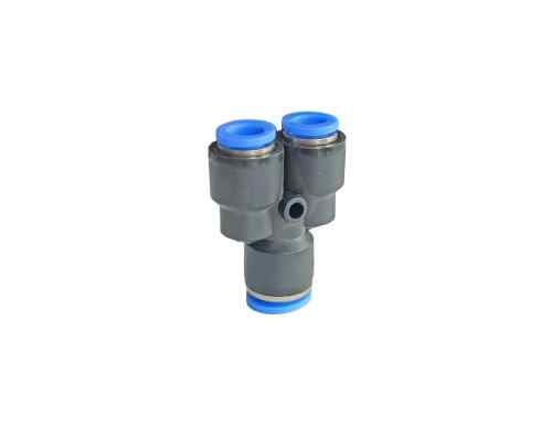 Trójnik wtykowy Y G1/10 wąż 8 mm