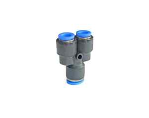 Y plug tee G1/8 hose 8 mm