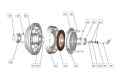 Putzmeister P-13 disc clutch housing foto 3