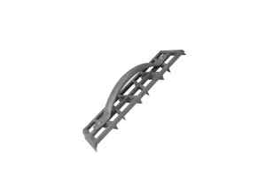 Aluminium plaster plane, steel handle 90x450