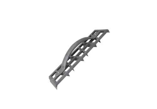 Aluminium plaster plane, steel handle 90x450