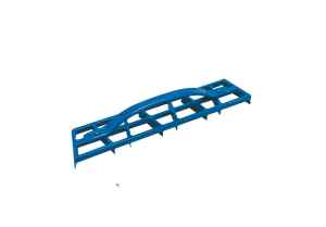 Aluminium plaster plane, steel handle 460x850