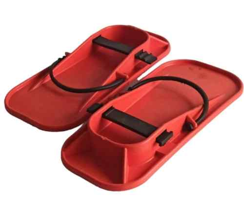 Orange flooring shoes