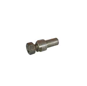 Compressor pulley tensioner shaft