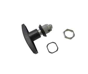 Hatch closing handle