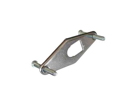 Pressure gauge mounting plate holder