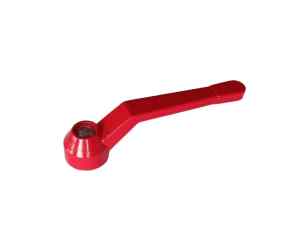 Hand lever red