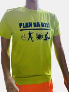 Men's T-shirt with TYNKI print, size M