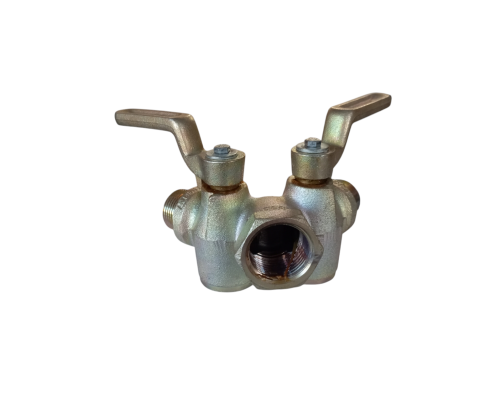 Manifold with P13 cock valves foto 1