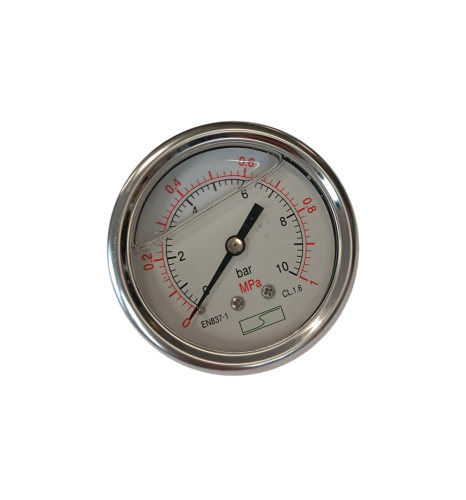 Manometer with glycerin M12x1.5 foto 1