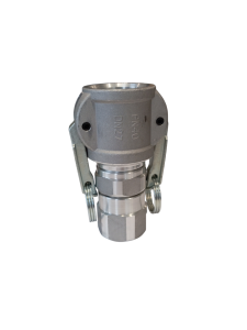 MT 25 aluminum connector, 1" internal thread, swivel