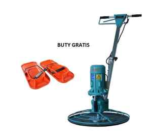 Kreber K–600 ETP trowel + flooring shoes 