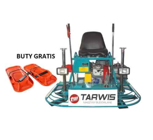 Kreber K–750–2–TMM ride-on trowel + flooring shoes