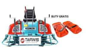 Self-propelled trowel BLIŹNIAK K–436–2–TMM + flooring shoes 