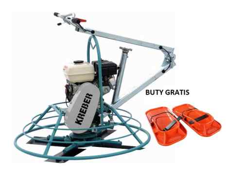 Kreber K–436 BS/9.0 trowel - foldable arm + flooring shoes