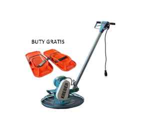 Kreber K-600 ET Electric Disc Trowel + Flooring Shoes