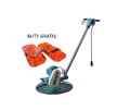 Kreber K–600 E Electric Paddle Trowel + Flooring Shoes