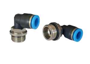 Angle plug connector M16x1.5 