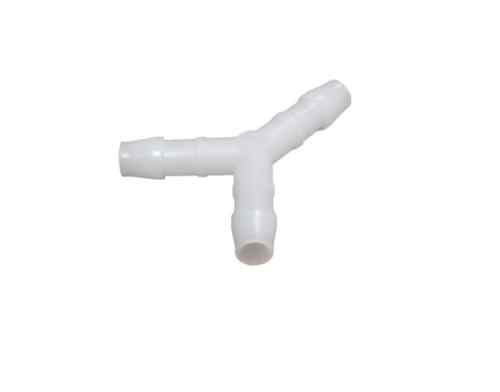 Y corrugated tee connector, hose diameter 4 mm