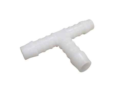 Łącznik trójnik karbowany T wąż fi 8 mm