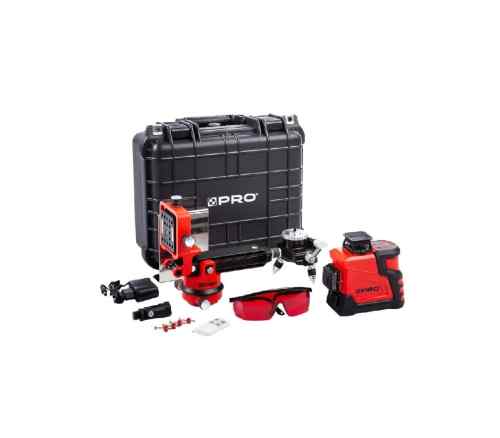 Laser płaszczyznowy LK-360.3D wiązka czerwona PRO