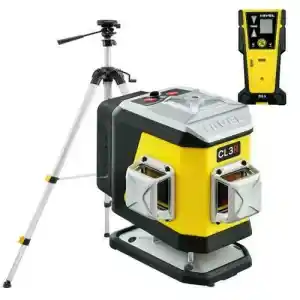 Laser krzyżowy CL3R statyw + czujnik Nivel System