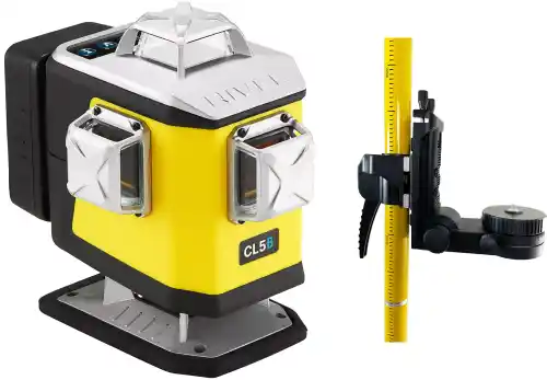 Multi-purpose cross laser Nivel System CL5B (+ expansion pole LP-36)