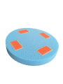 Blue sponge with velcro