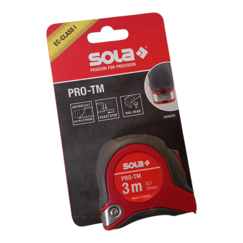 Miara zwijana PRO-TM 3m/19mm Sola zdj.1