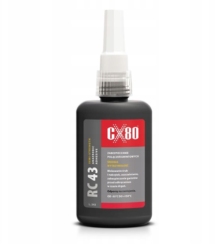 CX80 RC43 Klej anaerobowy 50 ml niebieski