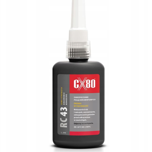 CX80 RC43 Klej anaerobowy 50 ml niebieski