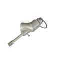 Spray gun head with grooves foto 2
