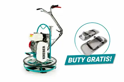 Zacieraczka Kreber K–600 R6 + buty posadzkarskie