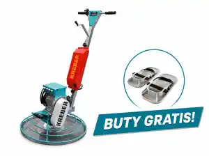 Kreber K–600 AT Cordless Disc Trowel + Flooring Shoes 