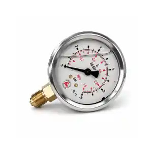 Manometr z gliceryną M63R 