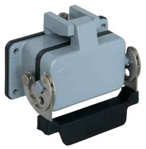 Plug socket, additional housing, 10-pin protective earth HAN 10E