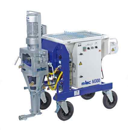 The m-tec M300 mixing and pumping unit