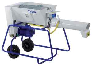 Plastering unit m-tec D20 mixer