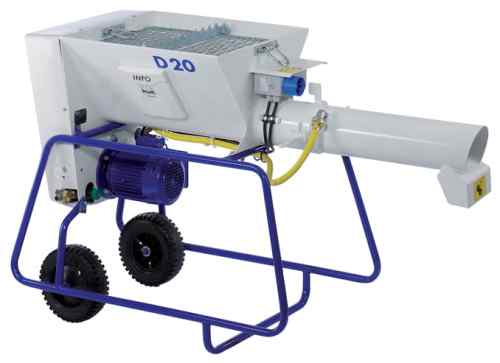 Plastering unit m-tec D20 mixer