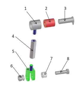 Gear pin bushing