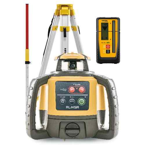 Laser level Topcon RL-H5A Digital (+ tripod, + laser stave) foto 1